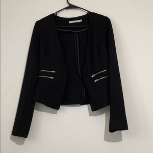 Black zipper jacket/blazer